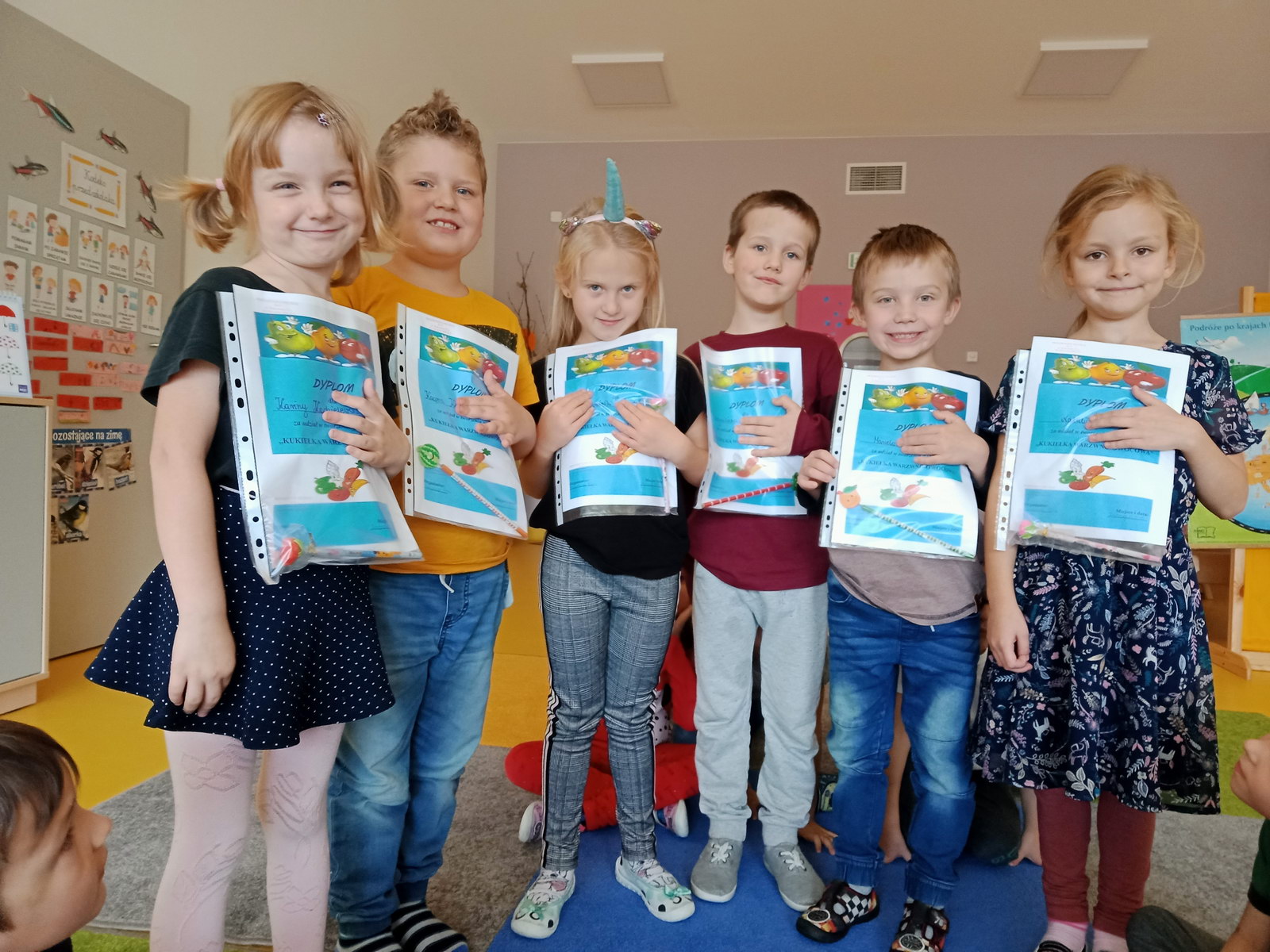 Wystawa kukiełek warzywno - owocowych