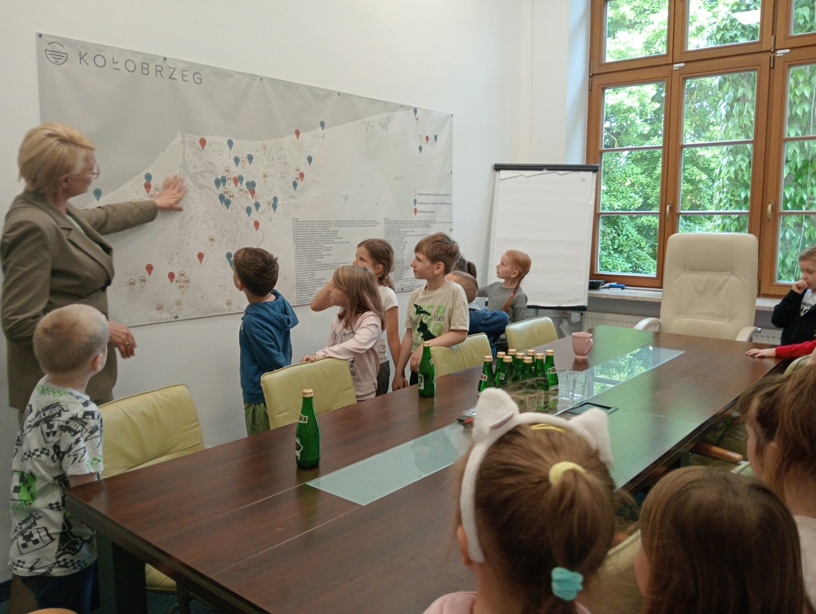 Neonki z wizytą u Pani Prezydent - Anny Mieczkowskiej